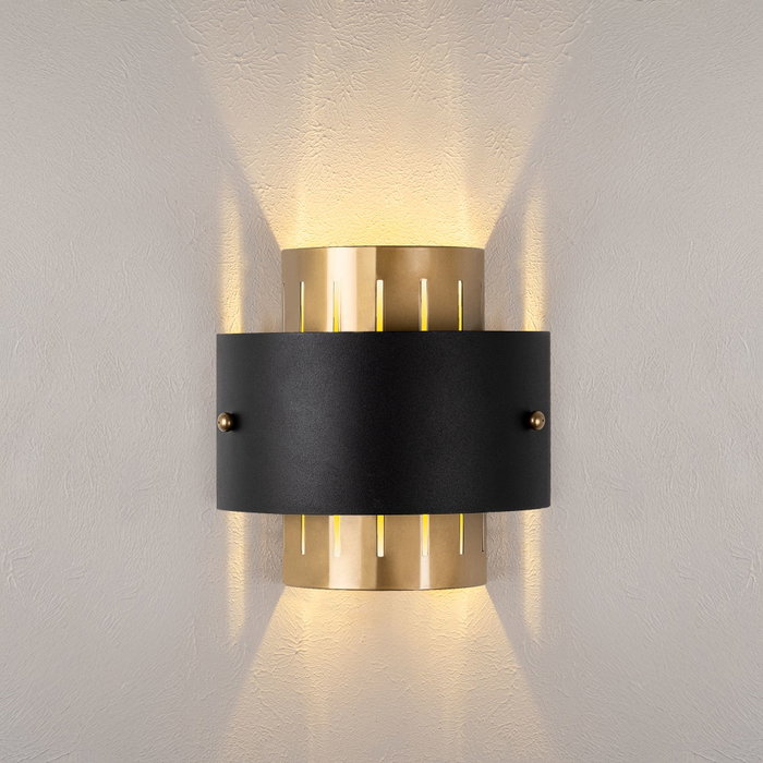 Opviq Lámpara de Pared Noctra - 15351 Dorado y Negro Opviq Lámpara de Pared Noctra - 15351 Dorado y Negro